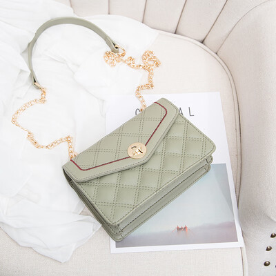 

Summer small carry womens bag line Korean version 100 shoulder oblique carry fashion chain small square bag