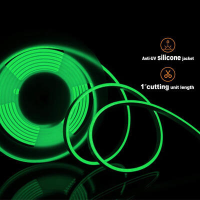 

Oasismall ZHAOYAO IP65 Waterproof 90W DC 12V 2835 SMD 600-LED Neon Soft LED Strip - Green Light