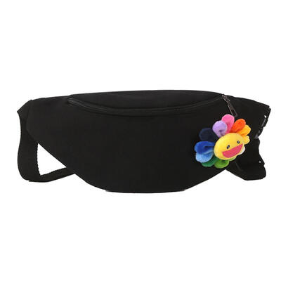 

Floral Decor Shoulder Bag Chest Waist Pack Women Crossbody Canvas Bags