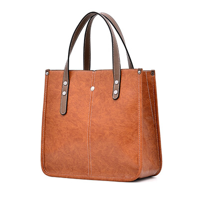 

Bag girl autumn&winter simple handbag Korean version slanted retro chic bucket bag temperament shoulder bag
