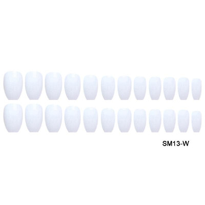 

24pcs Colorful Coffin Nails False Nails Art Tips Sets Full Cover Medium Ballerina Artificial Nails Art Tips