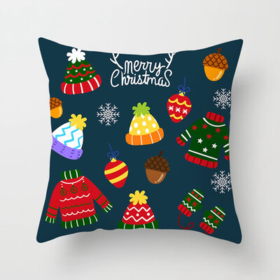 

New Christmas Pillow Case Sofa Car Throw Cushion Covers Home Decor