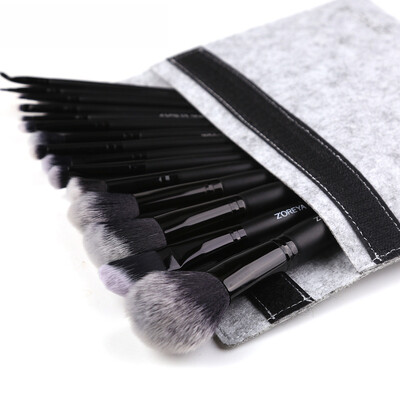 

Toponeto New 15 pcs Makeup Brush Set tools Make-up Toiletry Kit Wool Make Up Brush Set