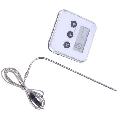 

Electronic Digital Probe Food Cook Timer Kitchen Oven Grill Meat Thermometer Hot