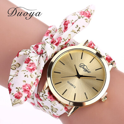 

DUOYA Brand Handmade Braided Women Wrist Watch Fashion Rope Ladies Quarzt Watches Relogio Feminino 533