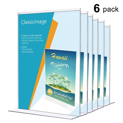 

JINDIAO T type A5 vertical table card 6 packs 6027