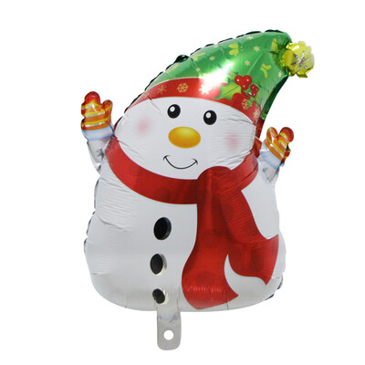 

〖Follure〗Merry Christmas Foil Balloons Santa Claus Snowman Bells Xmas Tree Party Decor
