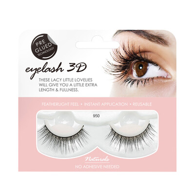 

Gobestart 1 Pair 3D False Lashes Fluffy Strip Eyelashes Long Natural Party Makeup