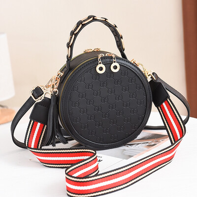 

Summer bag lady new style Korean version of small fresh Single Shoulder Bag Fashion Baitao oblique straddle bag small round bag