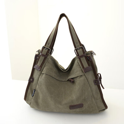 

Canvas bag ladies single shoulder fashion trend 100 recreational retro bag handbag inclined large fashion bag