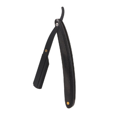

Half Blade Razor Single Edge Straight Razor Wood Handle Razor Shaver for Men