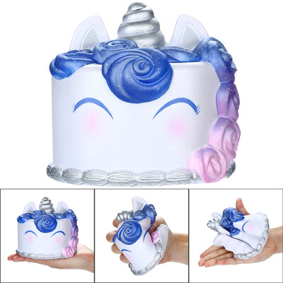 

YIWULASquishies Galaxy Unicor Cake Toy Slow Rising Fruits Scented Stress Relief Toy