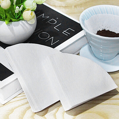 

Greensen 50PCS Cone-Shape Drip Coffee Powder Filter Papers Coffee Cup Strainers ReplacementCoffee Filter Paper Coffee Strainers