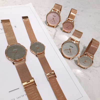 

Handchain Watch Female Student Korean Edition Simple Uzzang Leisure Atmosphere Retro-archaic Steel Belt Couple Chic Female