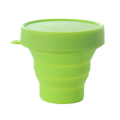 

Newborn Baby Feeding Cup Candy Colors Outdoor Portable Silicone Water Cup Retractable Folding Travel Drinking Cup