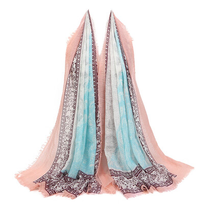 

Gobestart Women Point Printing Scarf Fashion Retro Female Multipurpose Shawl Scarf