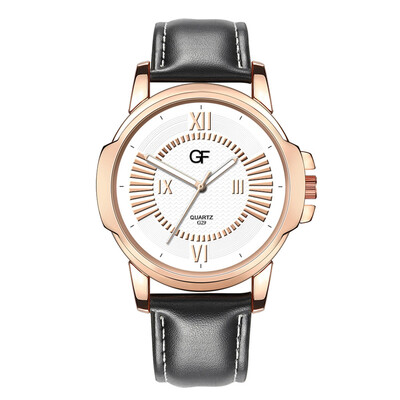 

Gobestart Hot Man Leather Watch Whatever Late Anyway Letter Watches New Pointer glow
