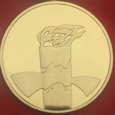 

40MM Jesus Christ Gold Plated coin medal