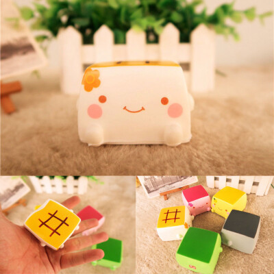 

Tailored Adorable Simulated tofu Super Slow Rising Kids Toy Stress Reliever Toy Gift GN