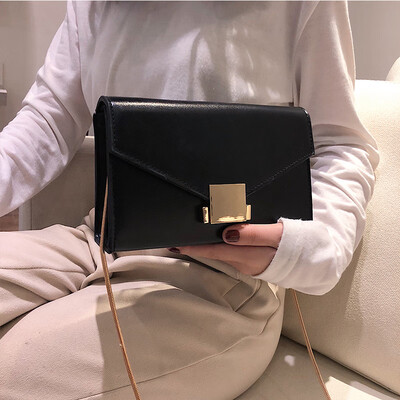 

High-grade small bag female diagonal across the ocean 2019 new texture wild single shoulder slung fashion chain small square bag