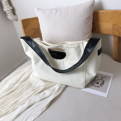 

Fashion casual simple wild color single shoulder bag female 2019 new temperament sports canvas portable small bag