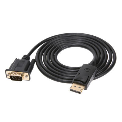 

18m Thunderbolt Display Port DP to VGA Male Adapter Converter Cable