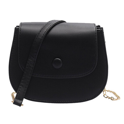 

Women Small Messenger Bag Simple Fashion Chain Shoulder Bag PU Leather Crossbody Bags Handbag Clutch YJ