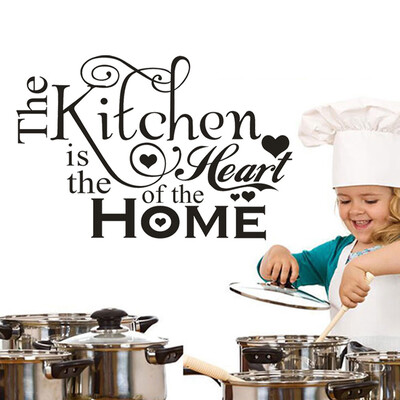 

〖Follure〗The kitchen Is The Heart Removable Art Vinyl Mural Home Room Decor Wall Stickers