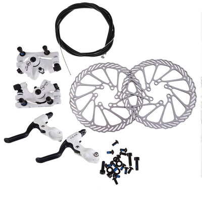 

Cycling NWQ-1 Bicycle Disc Brake Set Kit G3 Rotors 160mm Brake Levers Cable