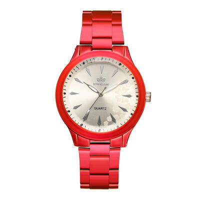 

Hot Womens Watches Business Dial Ladies Fashion Quartz Movement Wristwatch Multiple Colour Alloy Strap Clock Zegarki Damskie