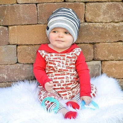 

Cute Toddler Baby Boy Girl Xmas Car Print Hooded Jumpsuit Kids Cotton Romper Outfits