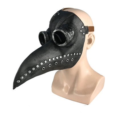 

Halloween Latex Mask Horrifying Plague Steam Beak Doctor Mask For Masquerade Halloween Costume Bar Festival Party Supplies