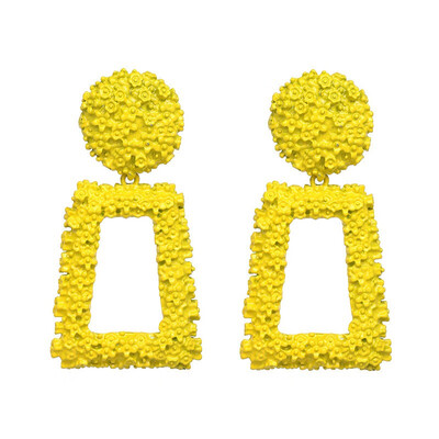 

NeillieN Earringpersonality geometry square metal EarringsEuropean&American fashion jewelryGirl Earrings Fashion Earrings