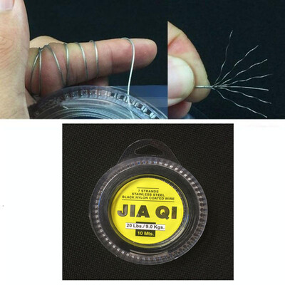 

Saidsome 10m 10 Strands Stainless Steel Wire Lures Leader Trace Fishing Lines fishing bait fishing lure