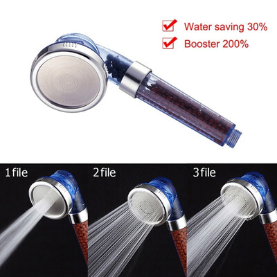 

Lonic Mineral Handheld Shower Head 3 Function Filtered High Pressure Water Savin