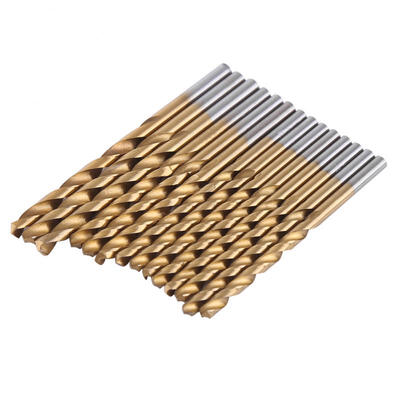 

Greensen 98pcs Titanium Coated High Speed Steel Twist Drill Bit 15mm-10mm Drill Bits Straight Shank