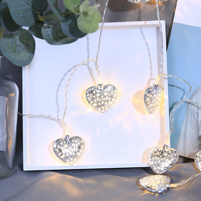 

Toponeto Christmas Heart Shape Lights Party Home Decor Outdoor Indoor Lamp 30m 20 LED