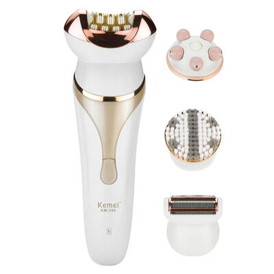 

Kemei KM-296 Women Rechargeable Shaver Electric Epilator Body Hair Removal