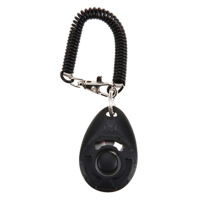 

1pc Pet Trainer Pet Dog Training Adjustable Sound Key Chain Dog Clicker