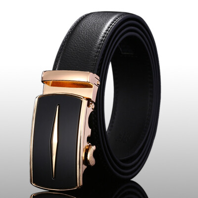 

Leather mens belt automatic buckle leather belt business casual mens belt pure leather spot one generation