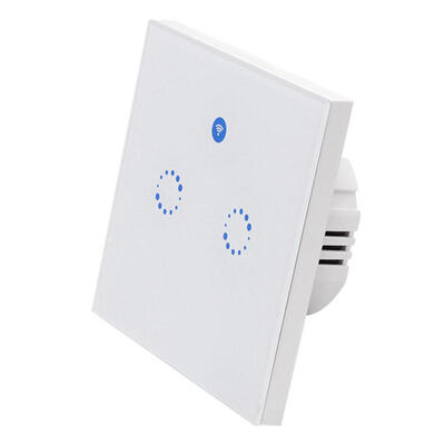 

Sonoff T1 EU WiFi Wall Touch Light Switch 2 Gang App Remote Work with Alexa