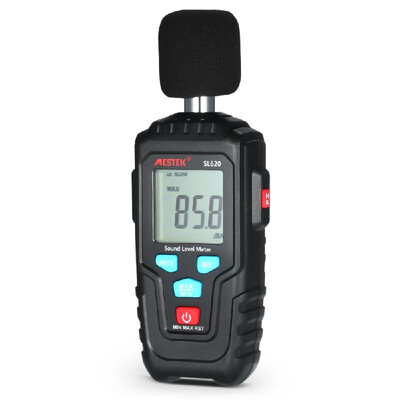

MESTEK Mini LCD Digital Noisemeter Sound Level Meter 35-135dB Noise Volume Measuring Instrument Decibel Monitoring Tester with Max