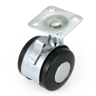 

1pcs Flat Plate Zinc Alloy Nylon Wheel Caster Wheel 15" Universal Wheel Cabinet Casters Flat Universal Wheel 15 Inches Universal