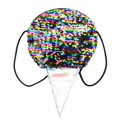 

Cute Ice Cream Women Glitter Sequins Coin Purse Girls Party Shoulder Bags