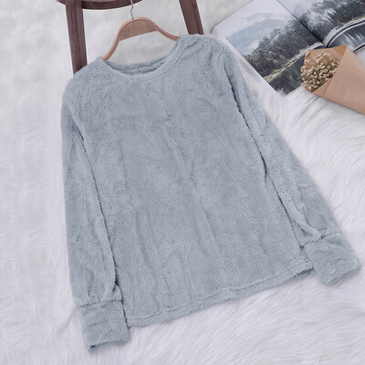 

Starmoon Womens Ladies Artificial Wool T-Shirt Blouses Tops Sweatshirt BGL