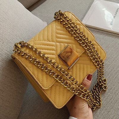 

Norths bag red-textured small-bag2019 new style fashion chain messenger bag summer casual single-shoulder bag