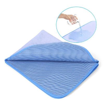 

Waterproof Bed Pad Mesh Design Bamboo Fiber Washable 4-layer Absorbant Reusable Incontinence Baby Diaper Pad Cover Infant Changing