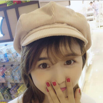 

Ladies Corduroy Beret Newsboy Baseball Cap Women Outdoor Travel Hat