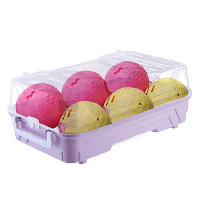 

Tailored 6 Sections Clear Toy Storage Carrying Box Accessories For LOL Surprise Dolls