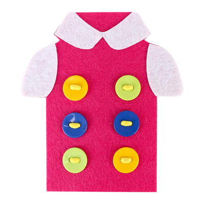 

Children Threading Sewing Buttons Assembly Cartoon Puzzles Educational Toys